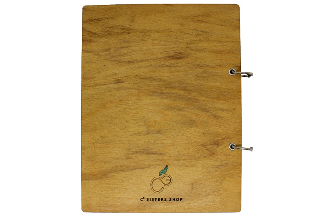 C3 My Ideas Wooden Notebook