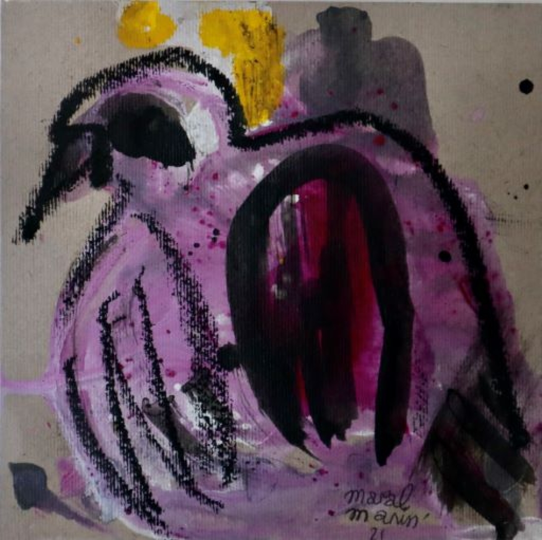 The Pink Bird Painting 