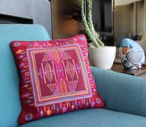 Tatreez handmade embroidered cushion 